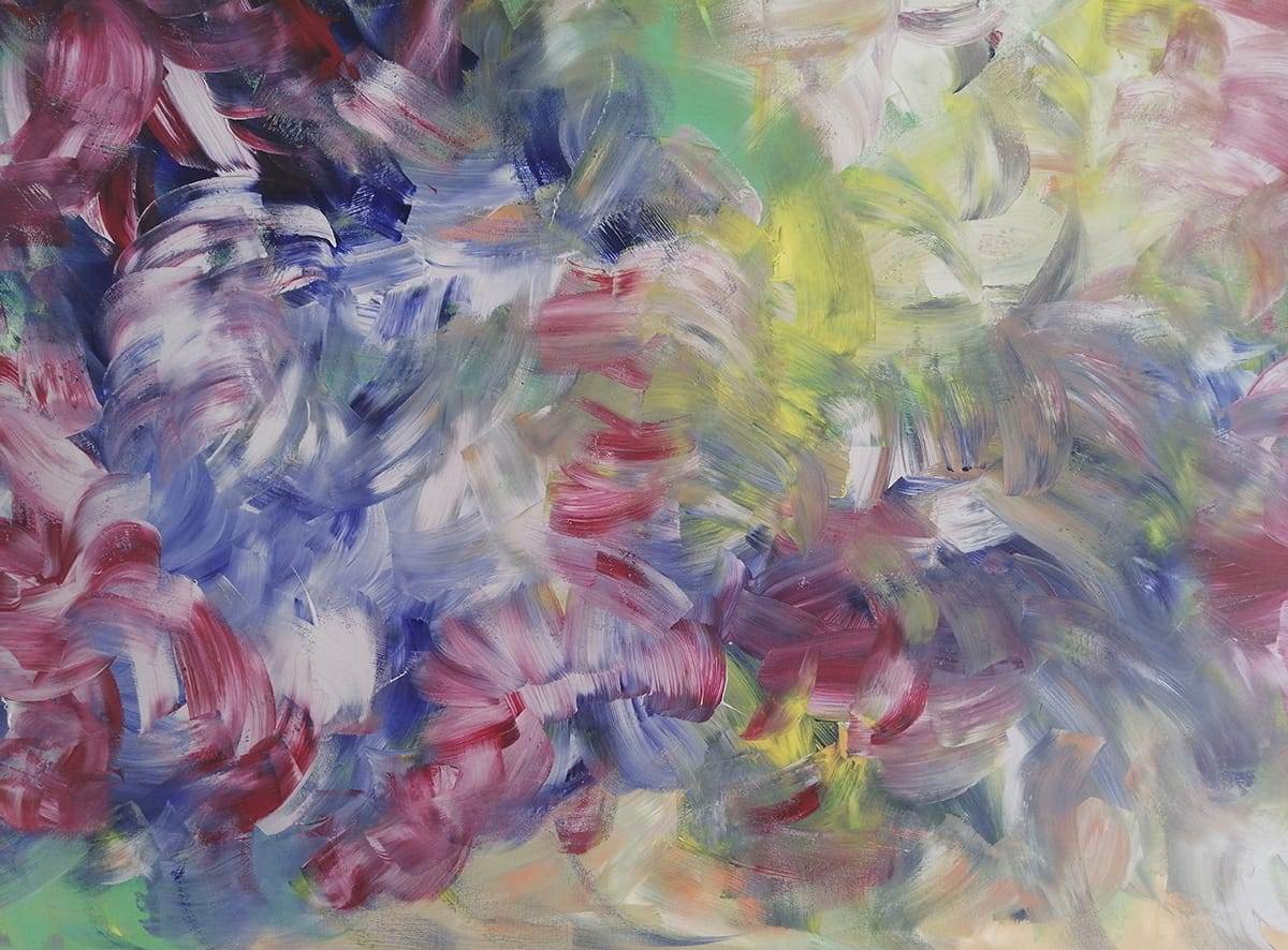 beautiful, colorful abstract astrological channeled painting