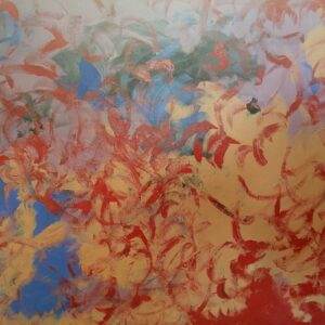 beautiful, colorful abstract astrological channeled painting