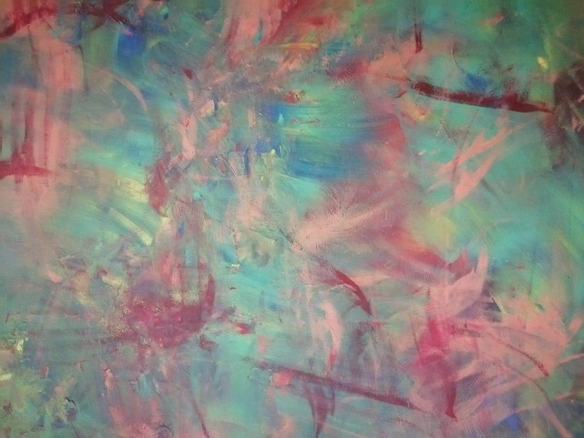 beautiful, colorful abstract astrological channeled painting