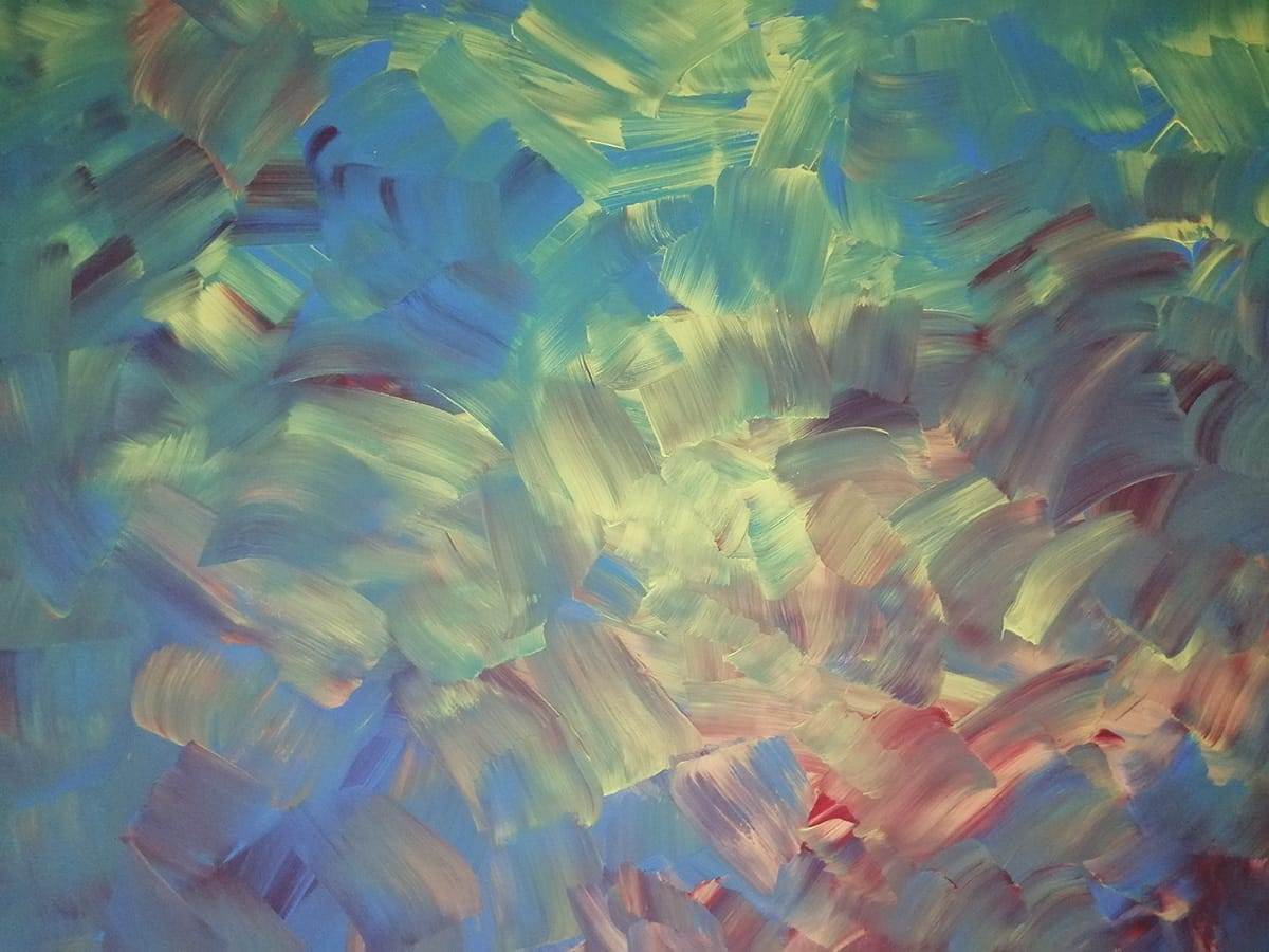 beautiful, colorful abstract astrological channeled painting