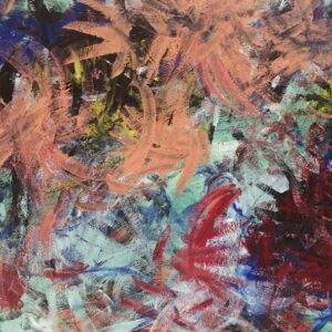 beautiful, colorful abstract astrological channeled painting