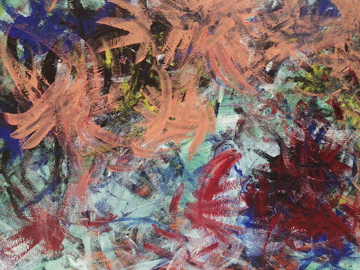 beautiful, colorful abstract astrological channeled painting