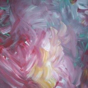 beautiful, colorful abstract astrological channeled painting