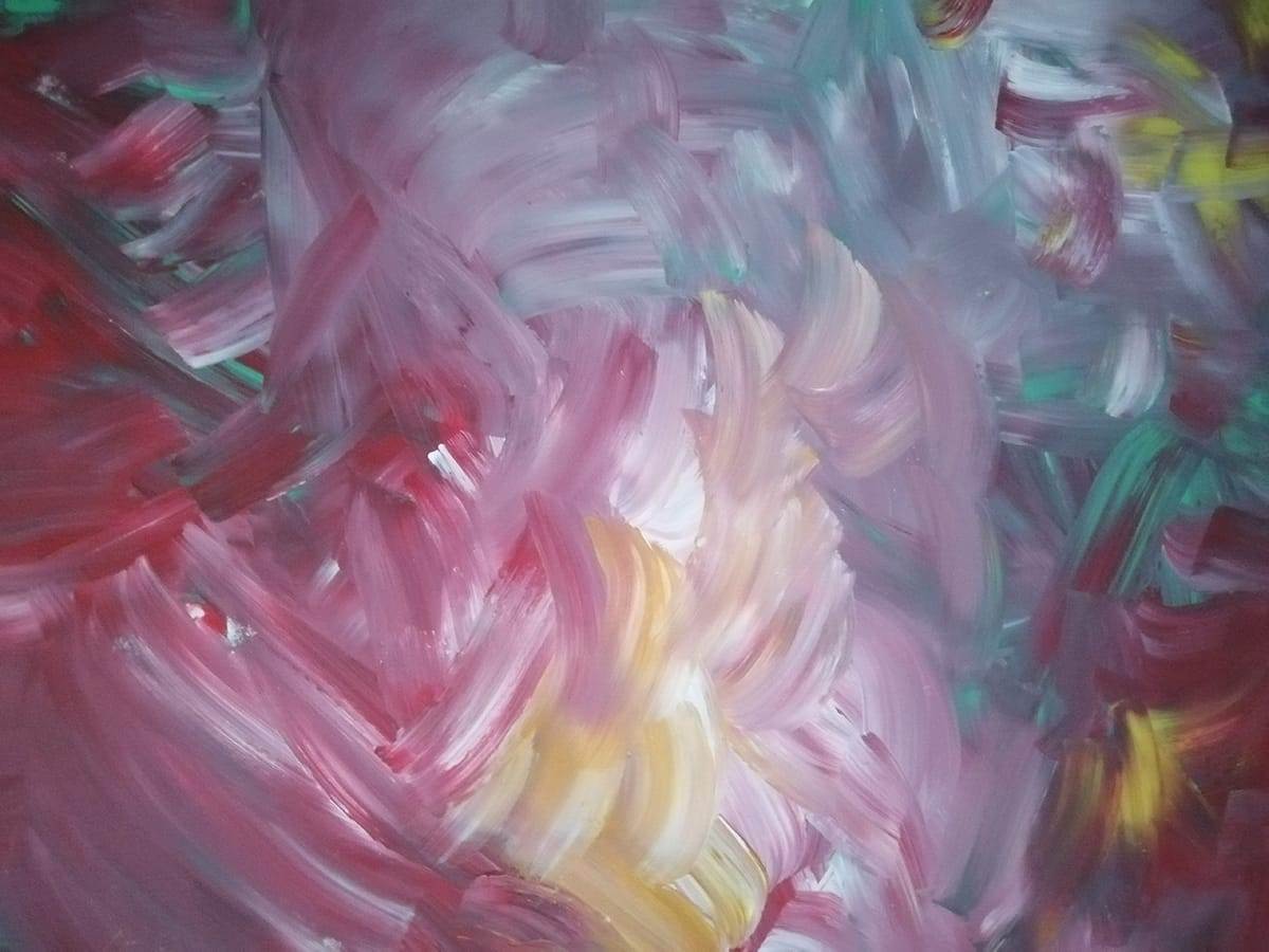 beautiful, colorful abstract astrological channeled painting