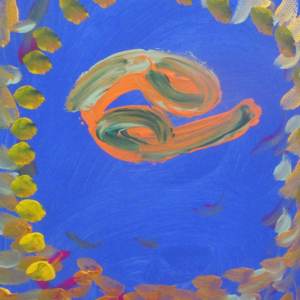 astrology painting for zodiac sign cancer