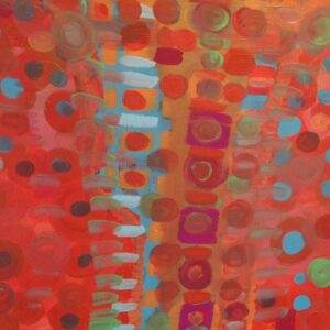 beautiful, colorful abstract astrological channeled painting