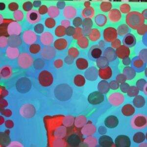 beautiful, colorful abstract astrological channeled painting