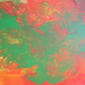 beautiful, colorful abstract astrological channeled painting