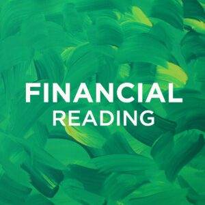 colorful artistic abstract green painted banner for financial reading